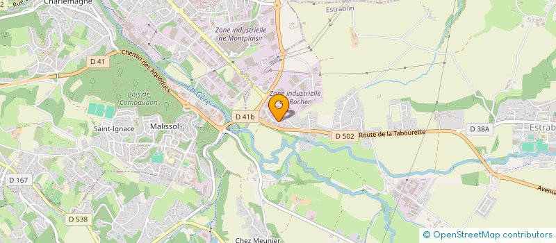 localisation de l'entreprise FAUBOURG EQUIP'CHEVAL à ESTRABLIN