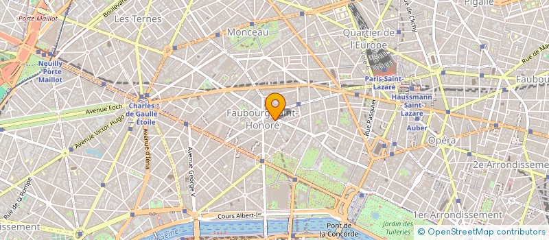 localisation de l'entreprise FAUBOURG EVENTS  PARIS
