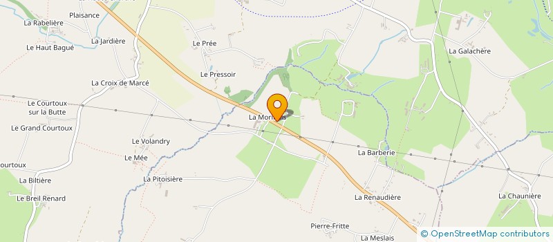 localisation de l'entreprise FAUBOURG, LES AMIS DU JAZZ ET DE LA CHANSON FRANCAISE  LUITRE-DOMPIERRE