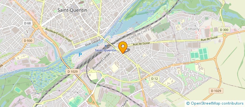 localisation de l'entreprise FAUBOURG NUMERIQUE SERVICES ET OBJETS CONNECTES à SAINT-QUENTIN