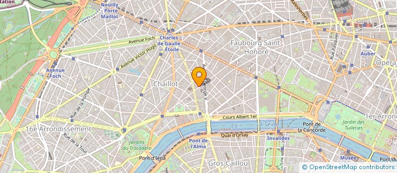 localisation de l'entreprise FAUBOURG PROMOTION à PARIS