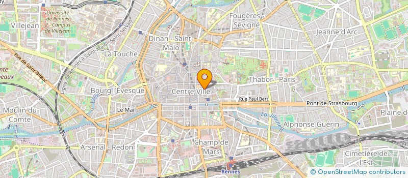 localisation de l'entreprise FAUBOURG SAINT GEORGES  RENNES