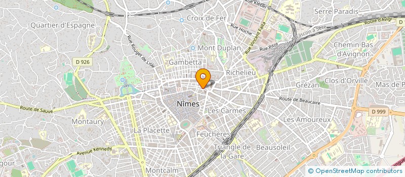 localisation de l'entreprise FAUBOURG SAINT-HONORE COIFFURES  NIMES