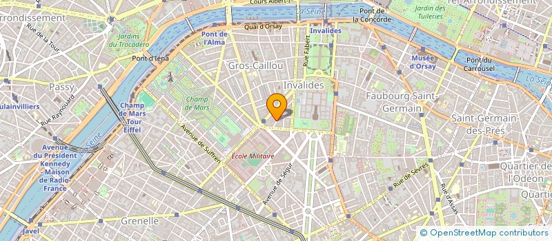 localisation de l'entreprise FAUBOURG SAINT SULPICE  PARIS