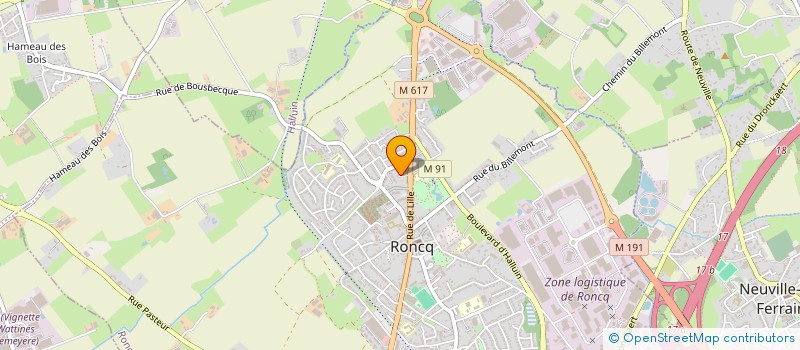 localisation de l'entreprise FAUBOURG STUDIO  RONCQ