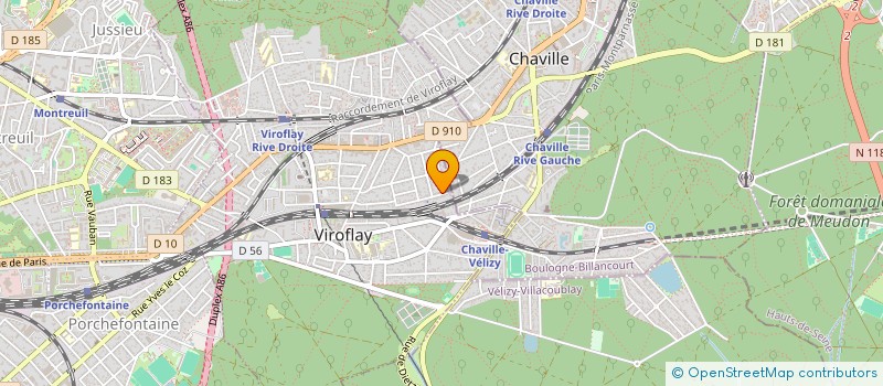 localisation de l'entreprise FAUBRISA  VIROFLAY