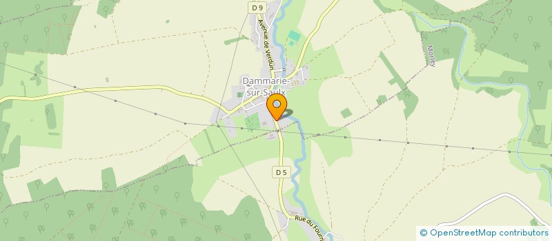 localisation de l'entreprise FAUCHARD à DAMMARIE-SUR-SAULX