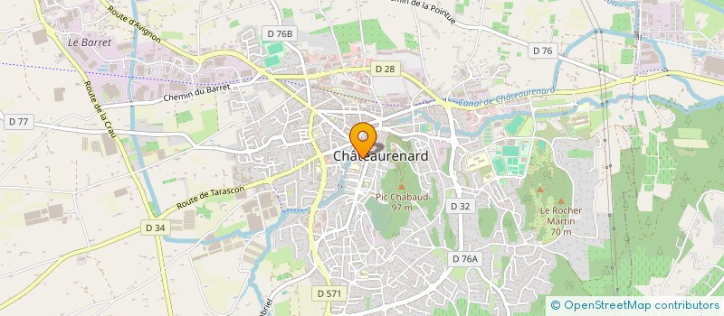 localisation de l'entreprise FAUCHE à CHATEAURENARD