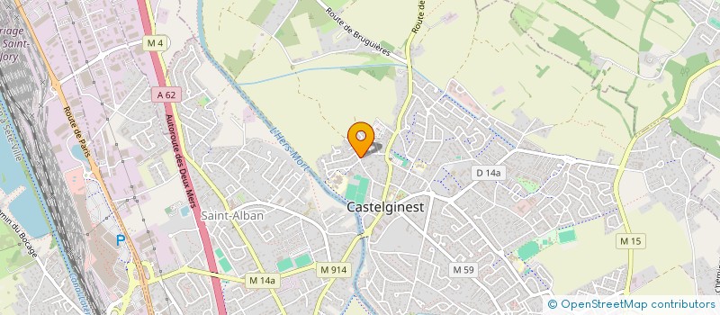 localisation de l'entreprise FAUCHE-DAOUT  CASTELGINEST