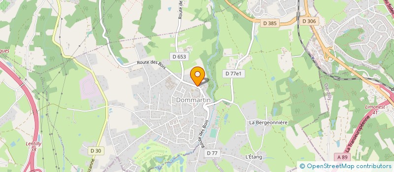 localisation de l'entreprise FAUCHEON  DOMMARTIN