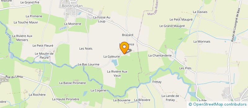 localisation de l'entreprise FAUCHER  BOISTRUDAN