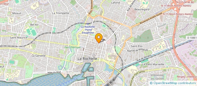 localisation de l'entreprise FAUCHER  LA ROCHELLE