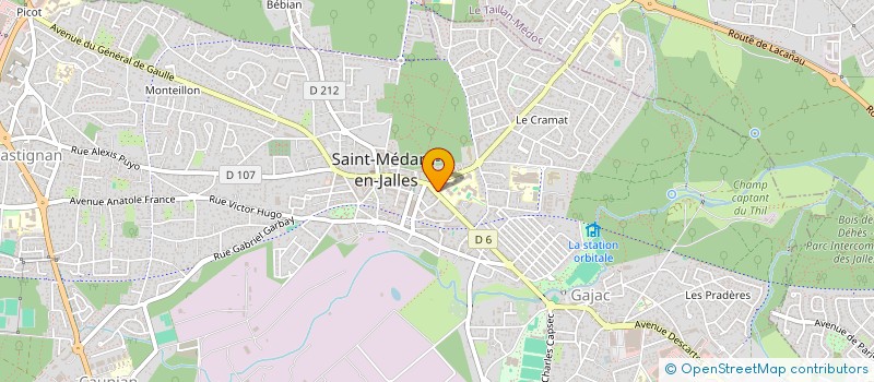 localisation de l'entreprise FAUCHER DIETETIQUE à SAINT-MEDARD-EN-JALLES