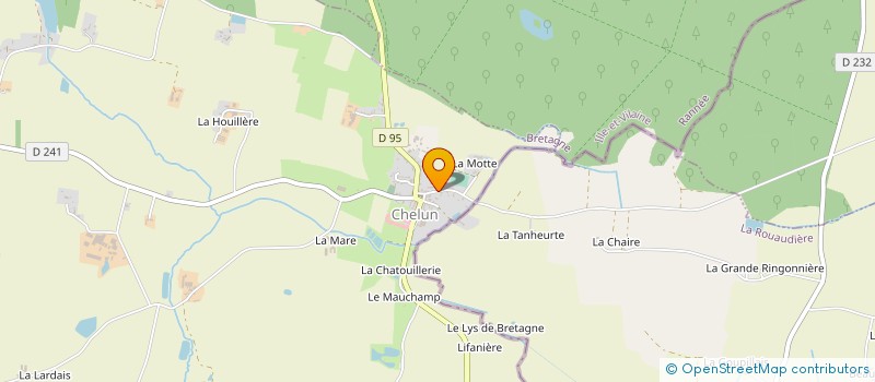 localisation de l'entreprise FAUCHEUX à CHELUN