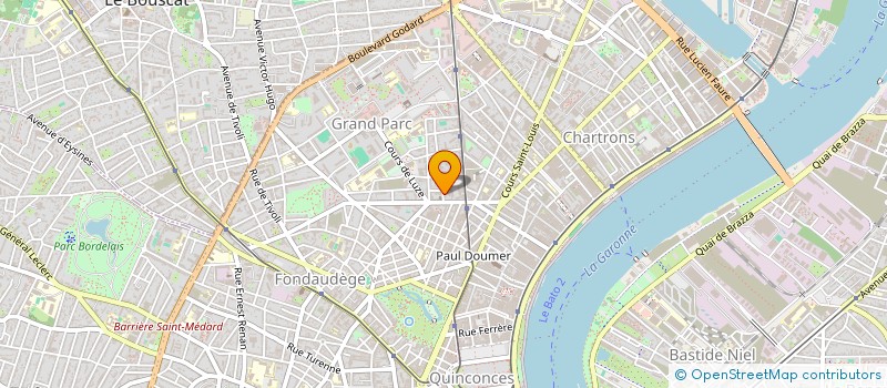 localisation de l'entreprise FAUCHEUXPAREDON  BORDEAUX