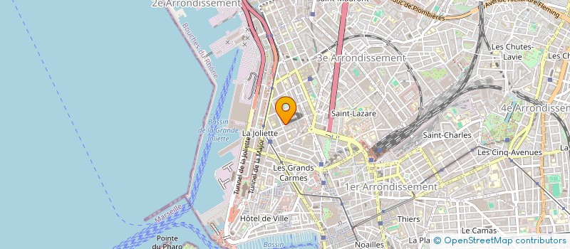 localisation de l'entreprise FAUCHIER à MARSEILLE