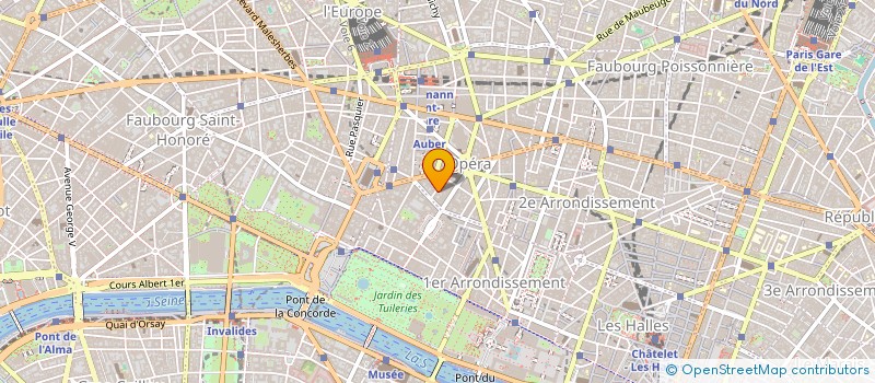 localisation de l'entreprise FAUCHON à PARIS