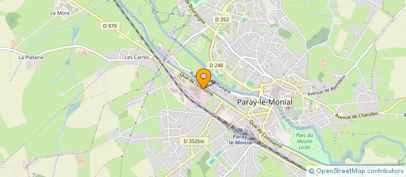 localisation de l'entreprise FAUCHON BAUDOT REFRACTAIRES à PARAY-LE-MONIAL