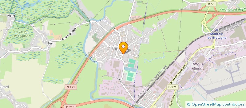 localisation de l'entreprise FAUCHOUX - LE HENRY  TRIGNAC