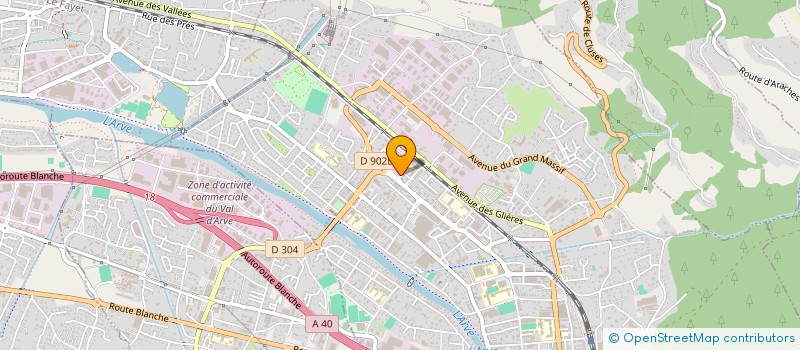 localisation de l'entreprise FAUCIDIS BAZAR à CLUSES
