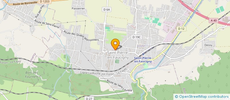 localisation de l'entreprise FAUCIGNY OUTILLAGE à SAINT-PIERRE-EN-FAUCIGNY