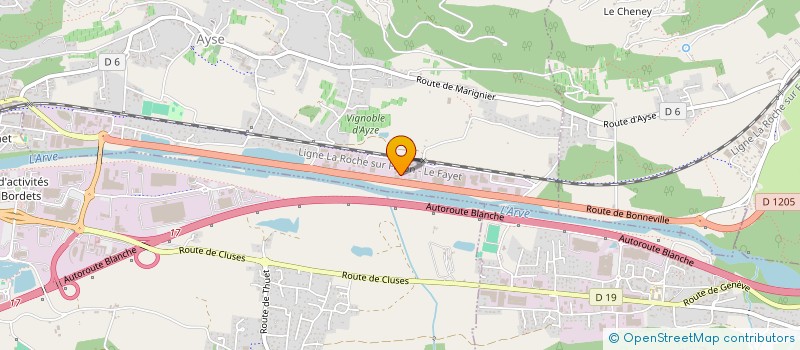 localisation de l'entreprise FAUCIGNY TAXI  AYSE