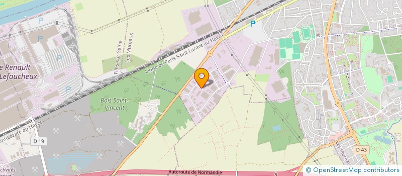 localisation de l'entreprise FAUCILLION à MUREAUX (LES)