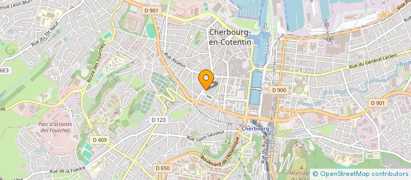 localisation de l'entreprise FAUCILLION  CHERBOURG-EN-COTENTIN