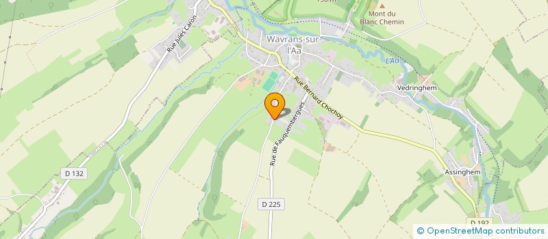 localisation de l'entreprise FAUCOEUR  WAVRANS-SUR-L'AA