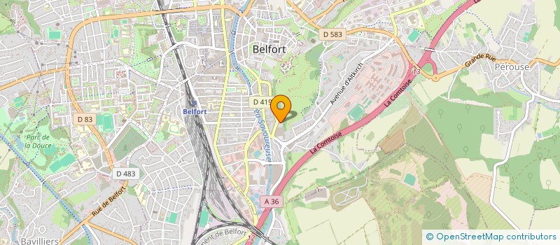 localisation de l'entreprise FAUCOGNEY ET FILS SARL à BELFORT