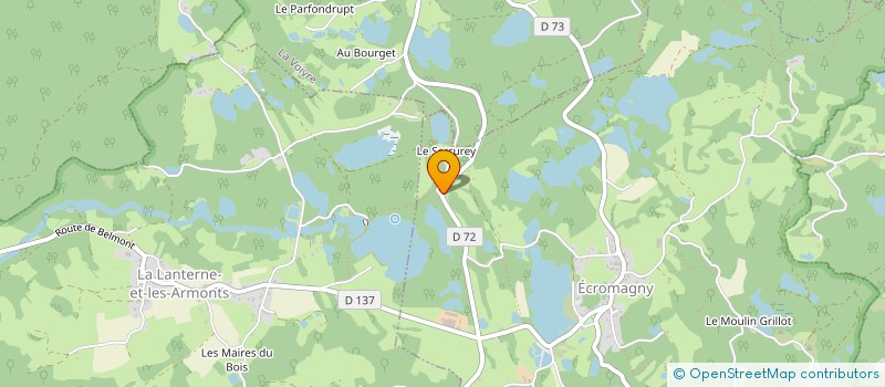 localisation de l'entreprise FAUCOGNEY ET LA BIERE  ECROMAGNY