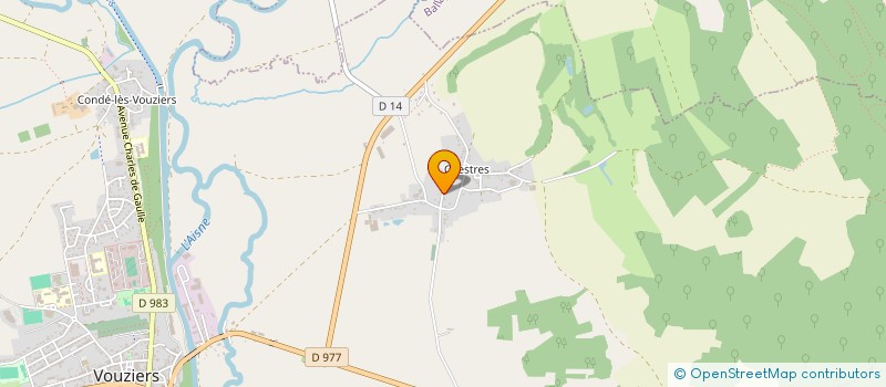 localisation de l'entreprise FAUCON  VOUZIERS