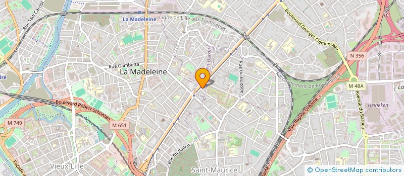 localisation de l'entreprise FAUCON BLANC  MARCQ-EN-BARUL