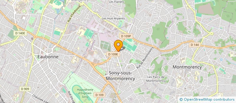 localisation de l'entreprise FAUCON IMMO à SOISY-SOUS-MONTMORENCY