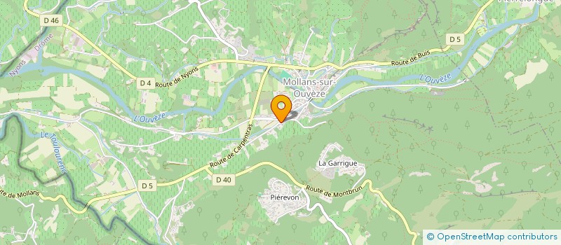 localisation de l'entreprise FAUCON REYNAUD  MOLLANS-SUR-OUVEZE