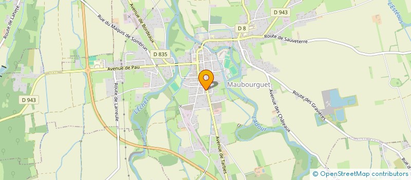 localisation de l'entreprise FAUCONNERIE MARCHE  SAINT-LANNE