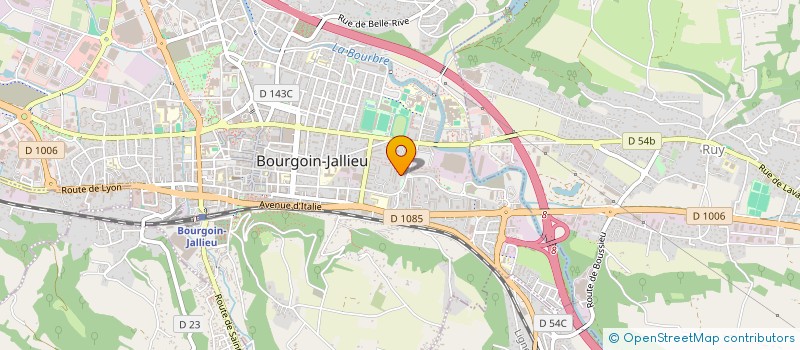 localisation de l'entreprise FAUCONNET  BOURGOIN-JALLIEU