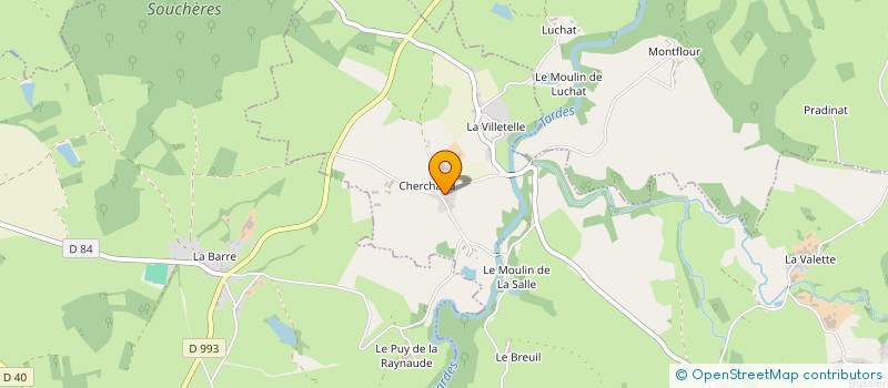 localisation de l'entreprise FAUCONNET  LE CHAUCHET