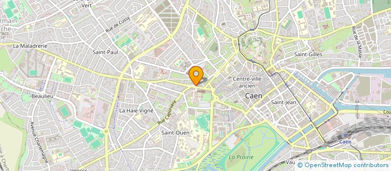 localisation de l'entreprise FAUDEL SAS à CAEN