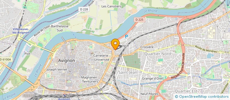 localisation de l'entreprise FAUGEL-VILAR  AVIGNON