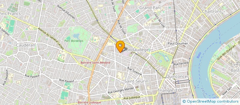 localisation de l'entreprise FAUGERE 1979  BORDEAUX