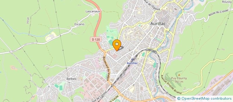 localisation de l'entreprise FAUGERE à YTRAC