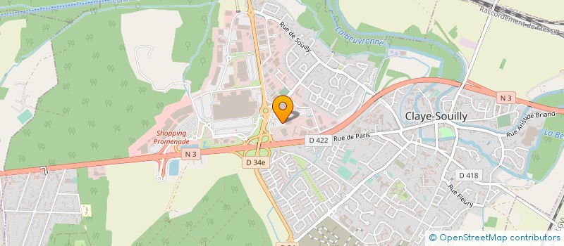 localisation de l'entreprise FAUGERE SAS  GONESSE