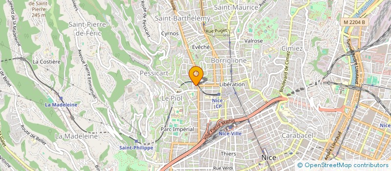 localisation de l'entreprise FAUGUE/RENAUT IMMOBILIER  NICE