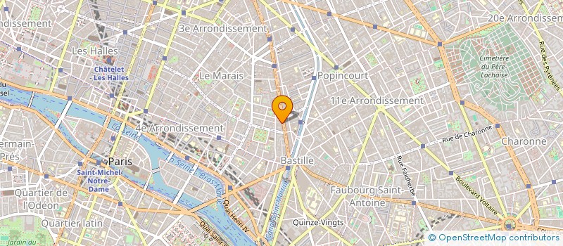 localisation de l'entreprise FAUJOUR VITALITE RENOUVEAU  PARIS