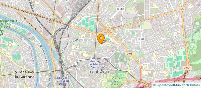 localisation de l'entreprise FAULCON HERITIERS à SAINT-DENIS