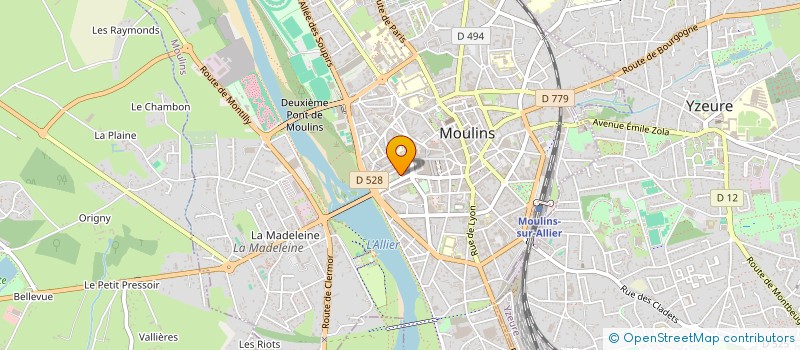 localisation de l'entreprise FAULCONNIER à MOULINS