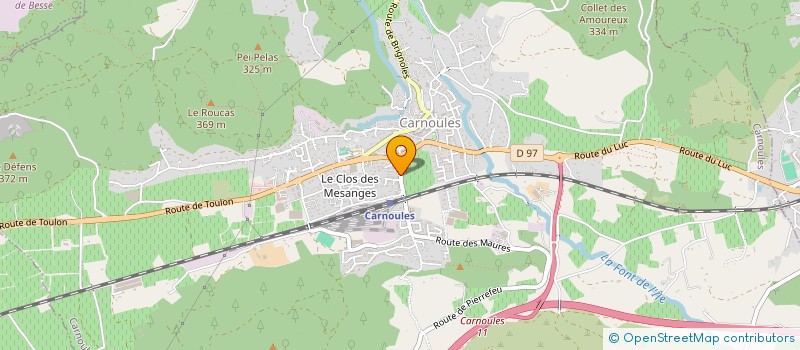 localisation de l'entreprise FAULKNER WINE  CARNOULES