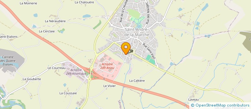 localisation de l'entreprise FAULOUCLA à SEVREMOINE