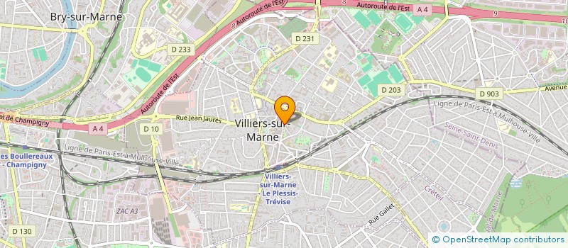 localisation de l'entreprise FAUN EVENTS à VILLIERS-SUR-MARNE